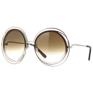 Oculos-de-sol-Chloe-Carlina-120S-Marrom-Degrade