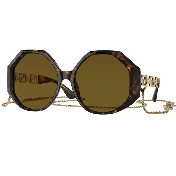 Versace Greca 4395 534673 - Oculos de Sol com Corrente - oticaswanny