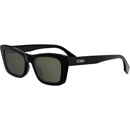 Fendi 40184I 01N Lettering - Oculos de Sol Fendi 40184I 01N Lettering - Oculos de Sol