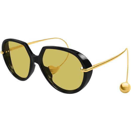 Bottega Veneta 1436 001 Drop Squared - Oculos de Sol