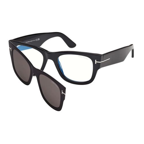 Tom Ford 6099B 001 - Oculos com Blue Block e Clip On