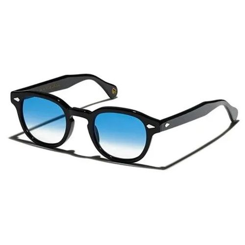 Moscot Lemtosh Black Broadway Blue Base 2 Tam 46 - Oculos de Sol
