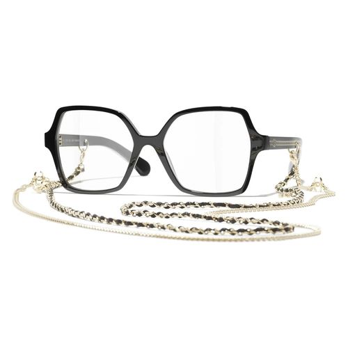 CHANEL 3492 C622 - Oculos de Grau com Corrente